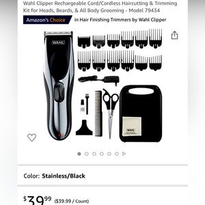 Wahl cordless hair clippers